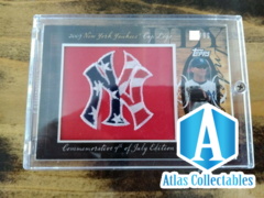 2010 Topps Alex Rodriguez 4th of July Hat Logo 71/99